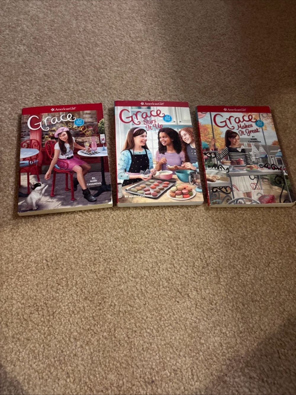 vintage collectible books American Girl "Girl of the Year" 2015 Grace Thomas Set